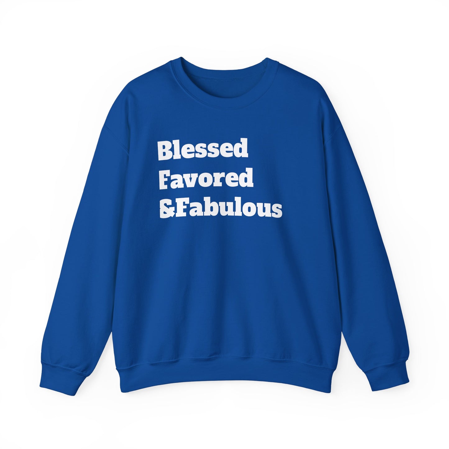 LADIES***BLESSED FAVORED & FAB Heavy Blend™ Crewneck Sweatshirt