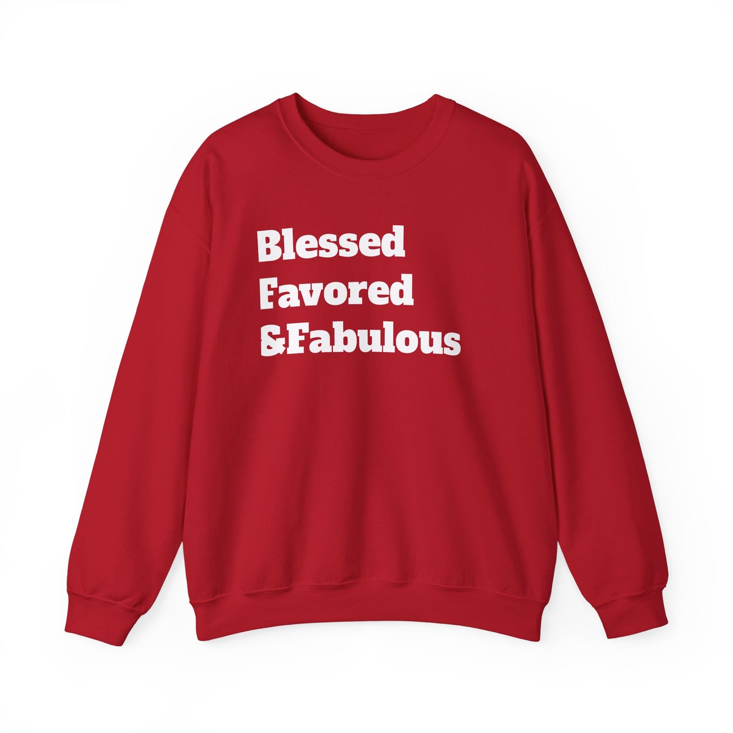LADIES***BLESSED FAVORED & FAB Heavy Blend™ Crewneck Sweatshirt